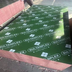 12мм 18мм зеленая пластиковая пленка Pp сталкивалась с бетонной опалубкой из фанеры